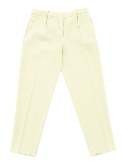 Excellent Max Mara Green Trousers Size M Triacetate Women