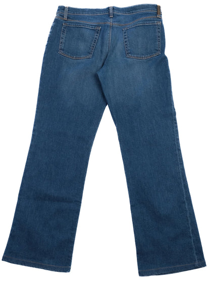 Excellent GF Ferre Blue Cotton Denim Jeans Size XL for Women
