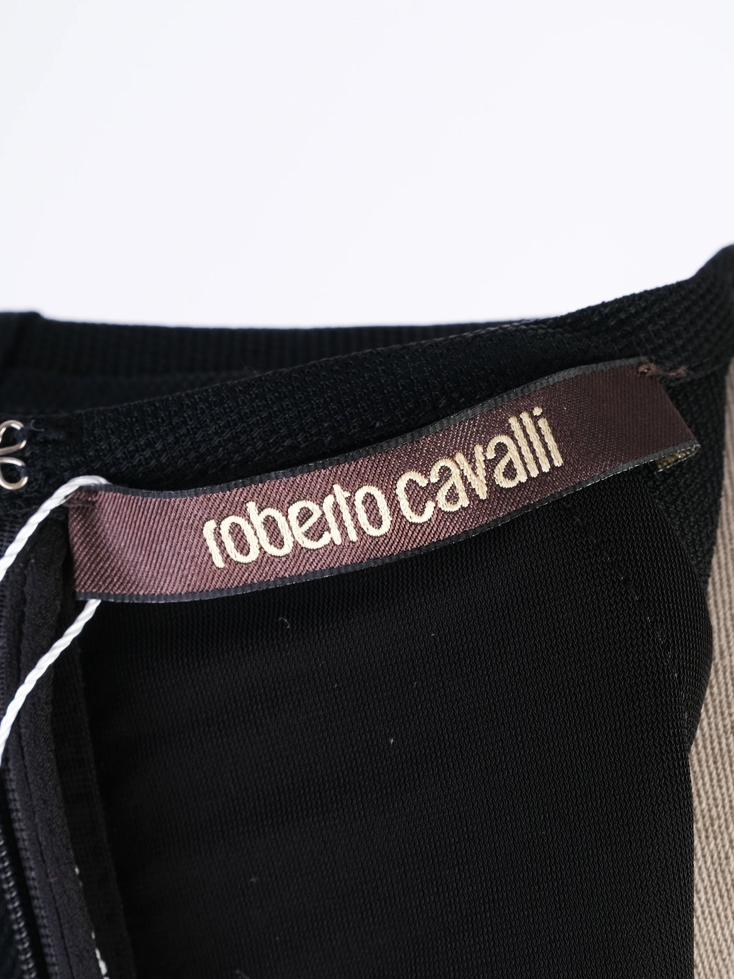 Excellent Roberto Cavalli Bodycon Dress M Floral Design Nylon