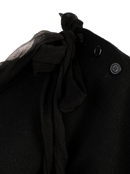 Excellent Louis Vuitton Black Cotton Short-Sleeved Top Size XS