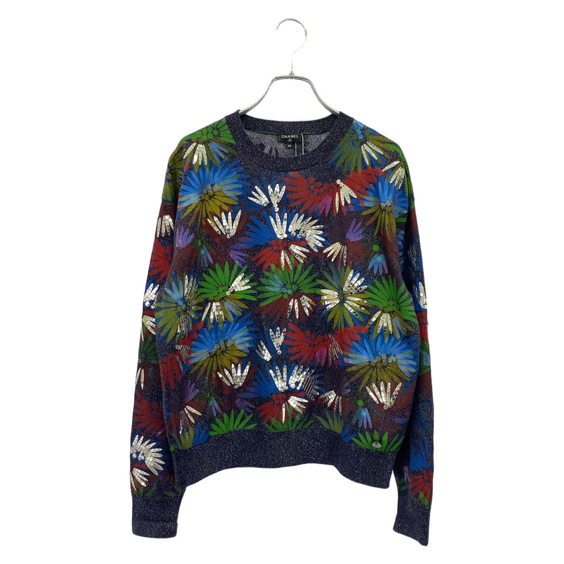 Chanel Multicolor Knit Polyester P 55756k 07299