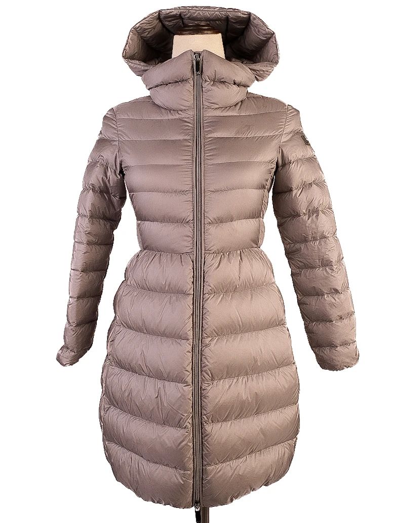 Il Gufo Gray Padded Long Winter Coat with Hood Size 10 Excellent