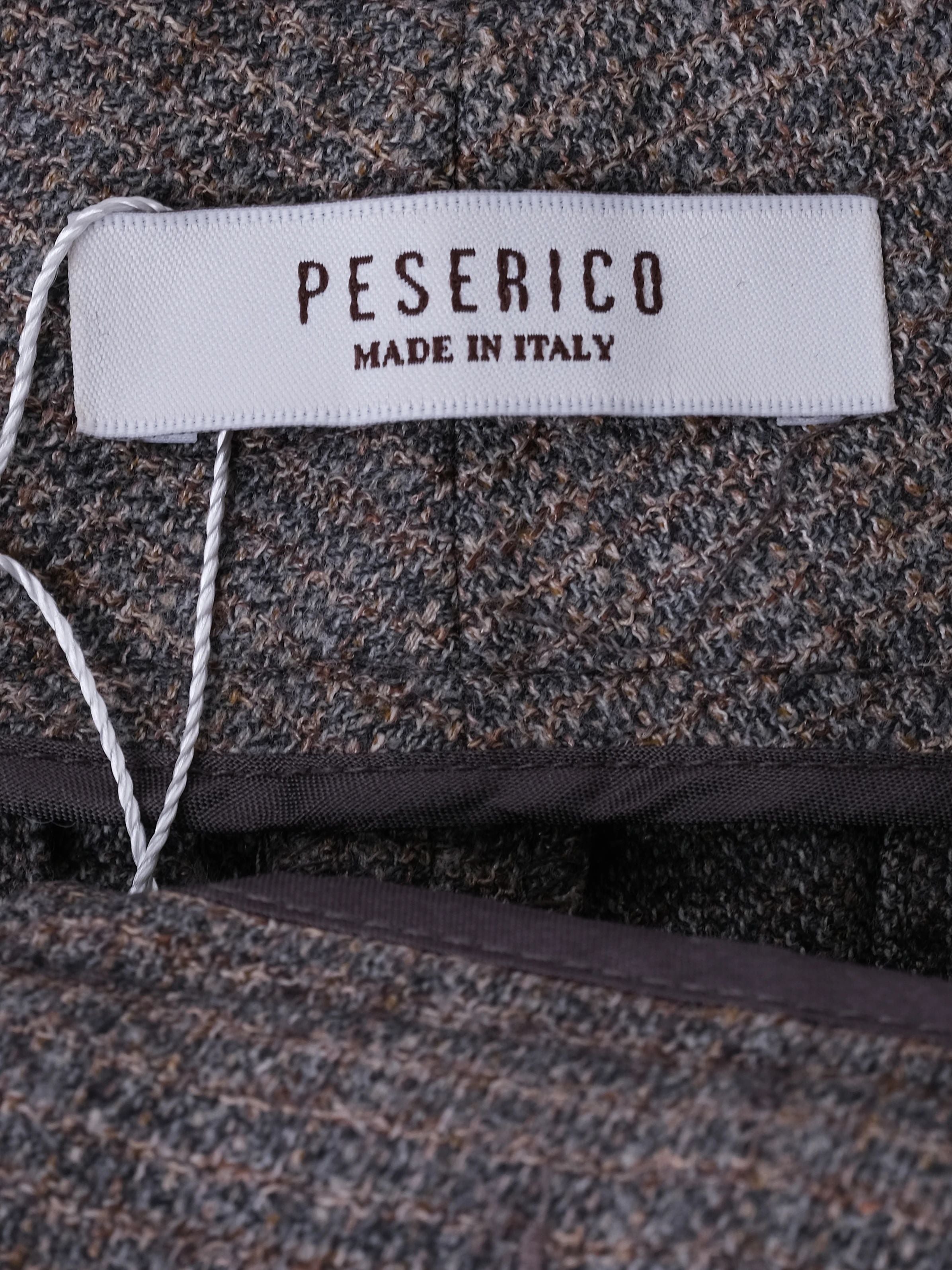 Peserico Gray Wool Pants Size L Excellent Condition Made in Italy