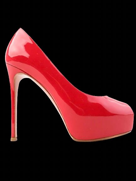 Excellent Gianvito Rossi Red Patent Leather High Heels Size 35
