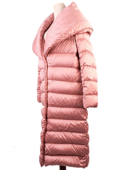 Average Herno Pink Quilted Puffer Coat Size M Women&