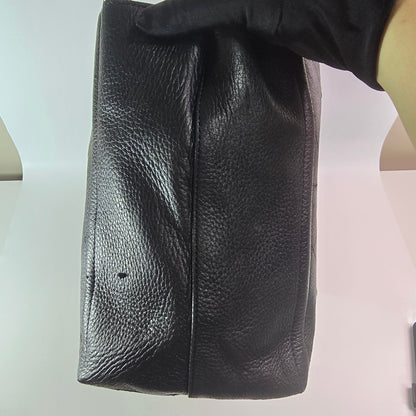 Chanel Turn-around Ligne Black Deerskin