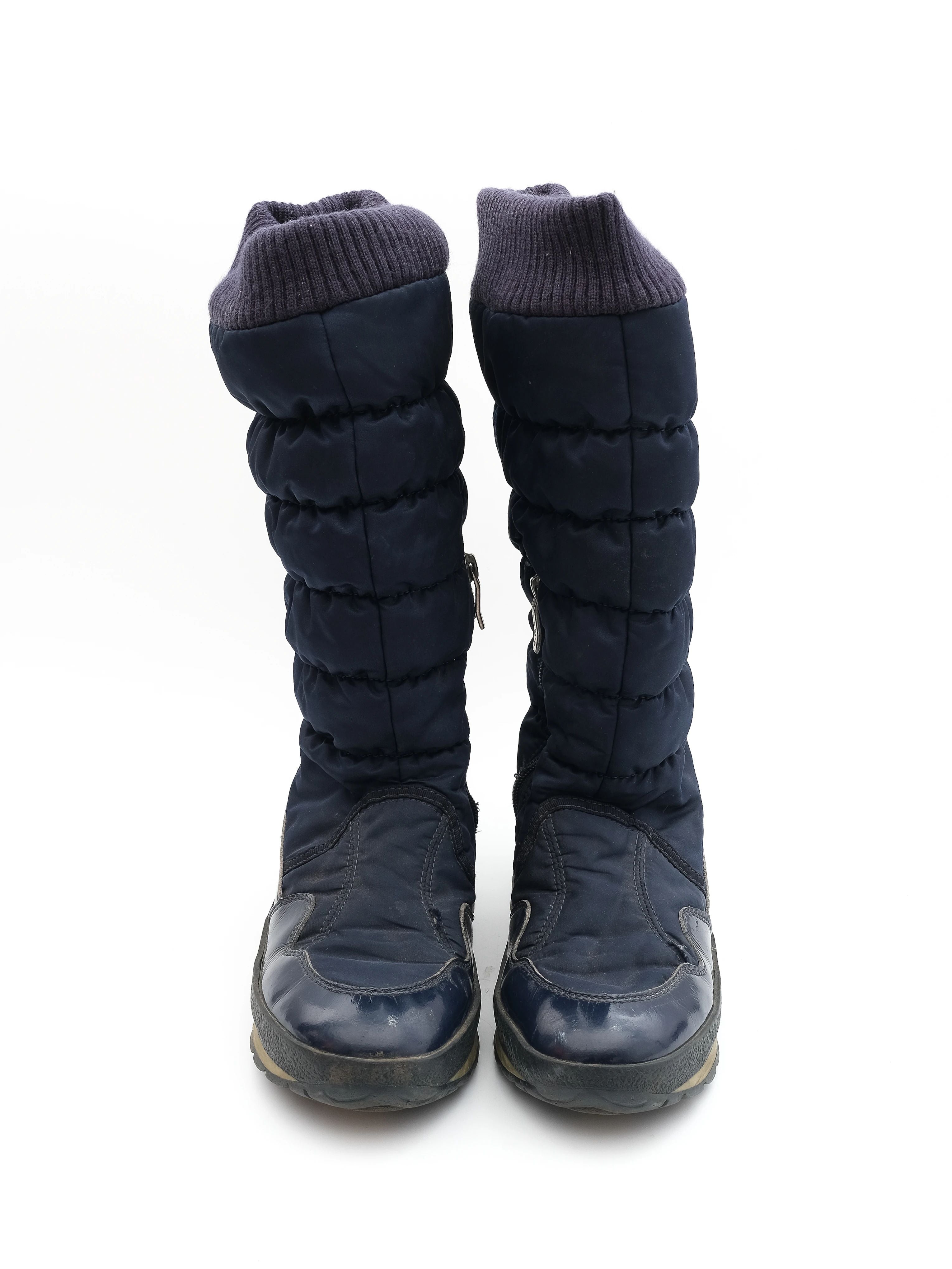 Excellent Jog Dog Blue Winter Boots for Kids Size 37 Fabric