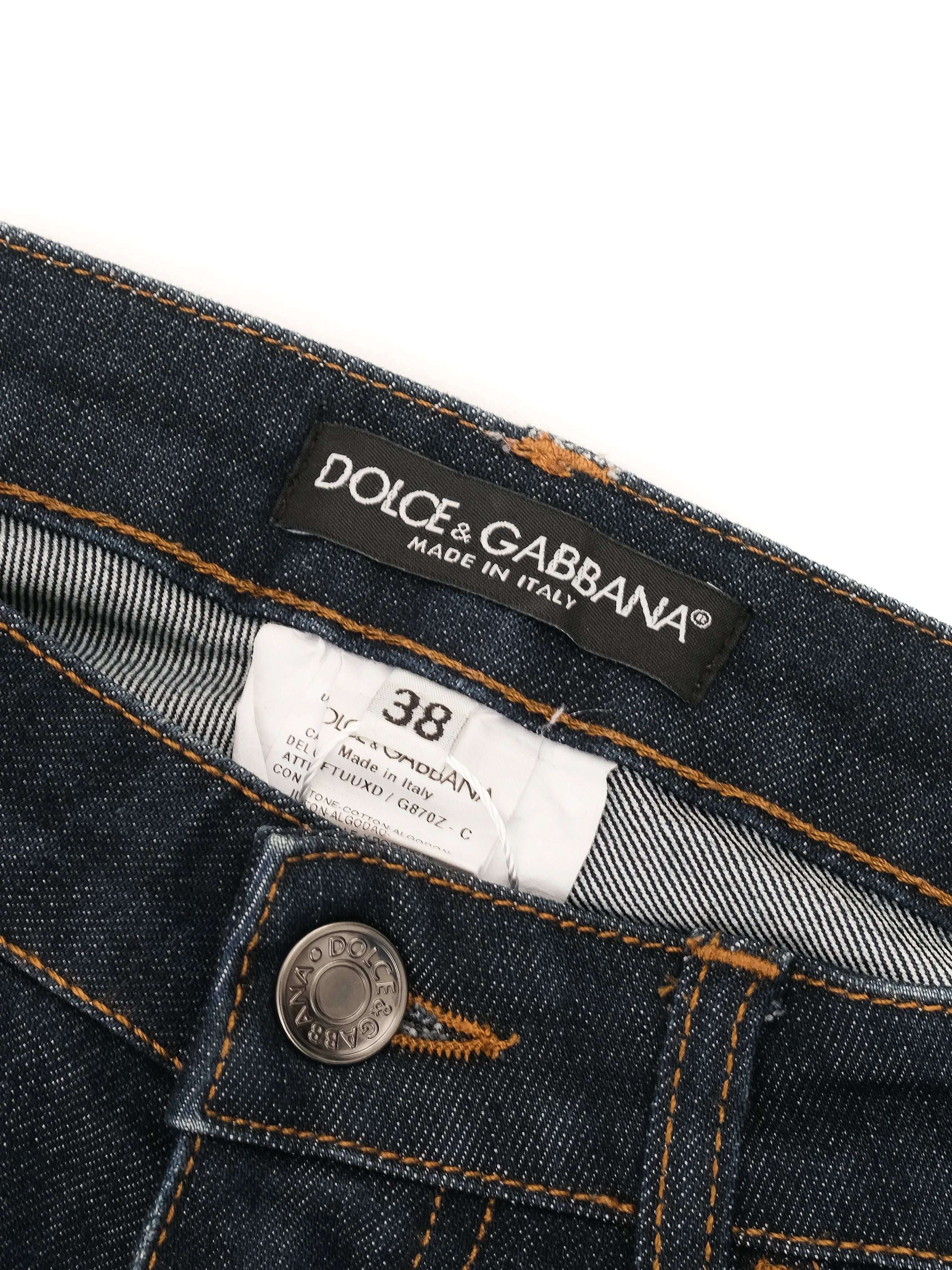 Excellent Dolce Gabbana Blue Denim Jeans for Kids Size S