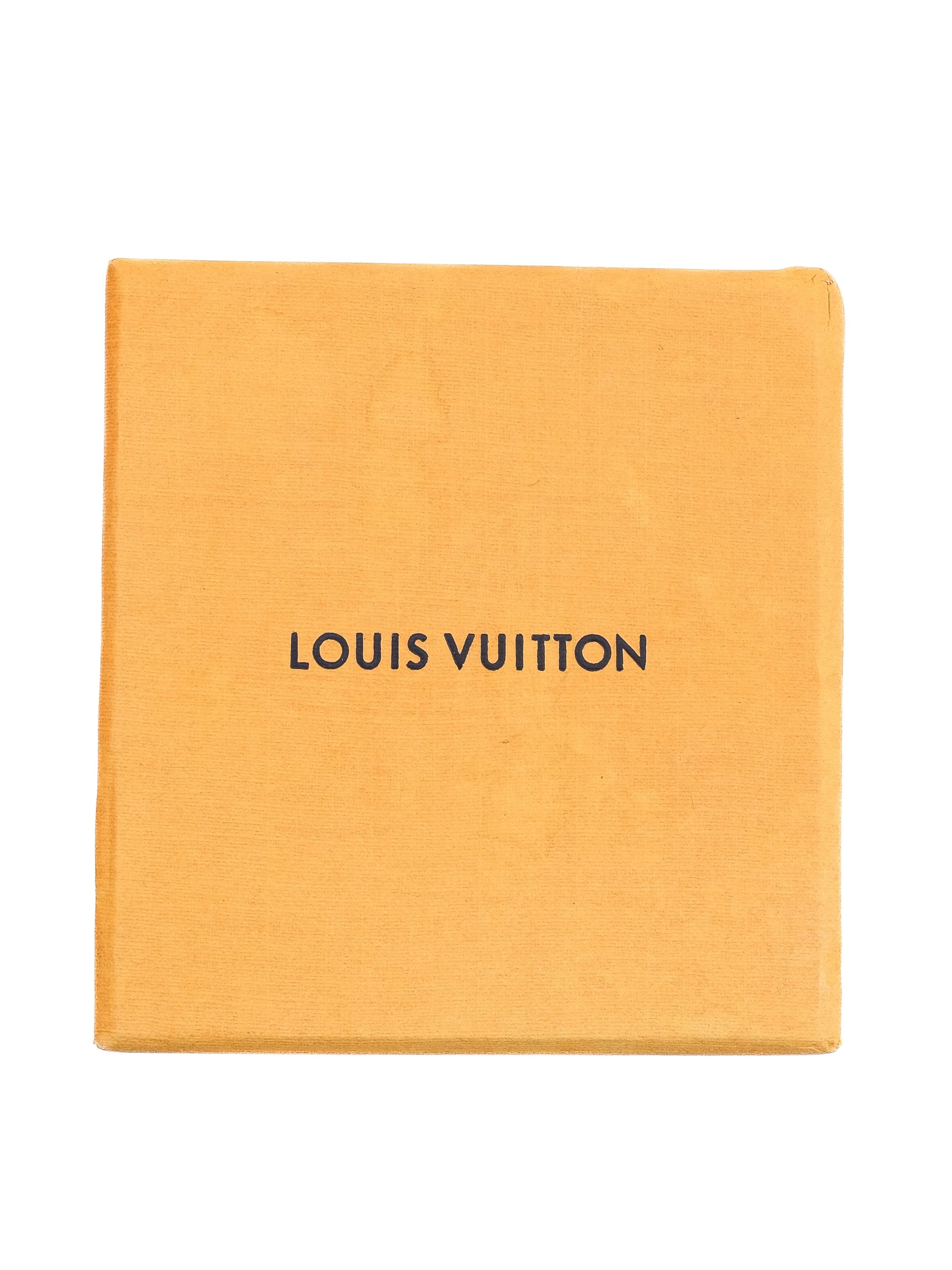 NEW Louis Vuitton Keychain Gold Silver Floral Star Combined Metal