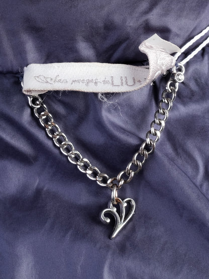 Excellent Liu Jo Navy Blue Quilted Jacket Size M