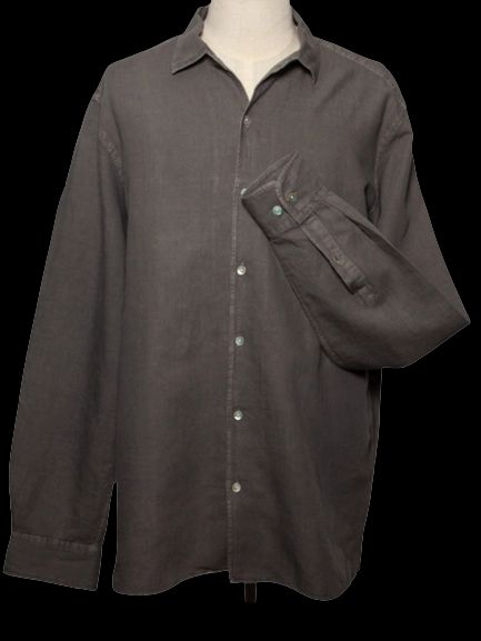 Good Scalpers Gray Long-Sleeve Button-Up Shirt Size XS
