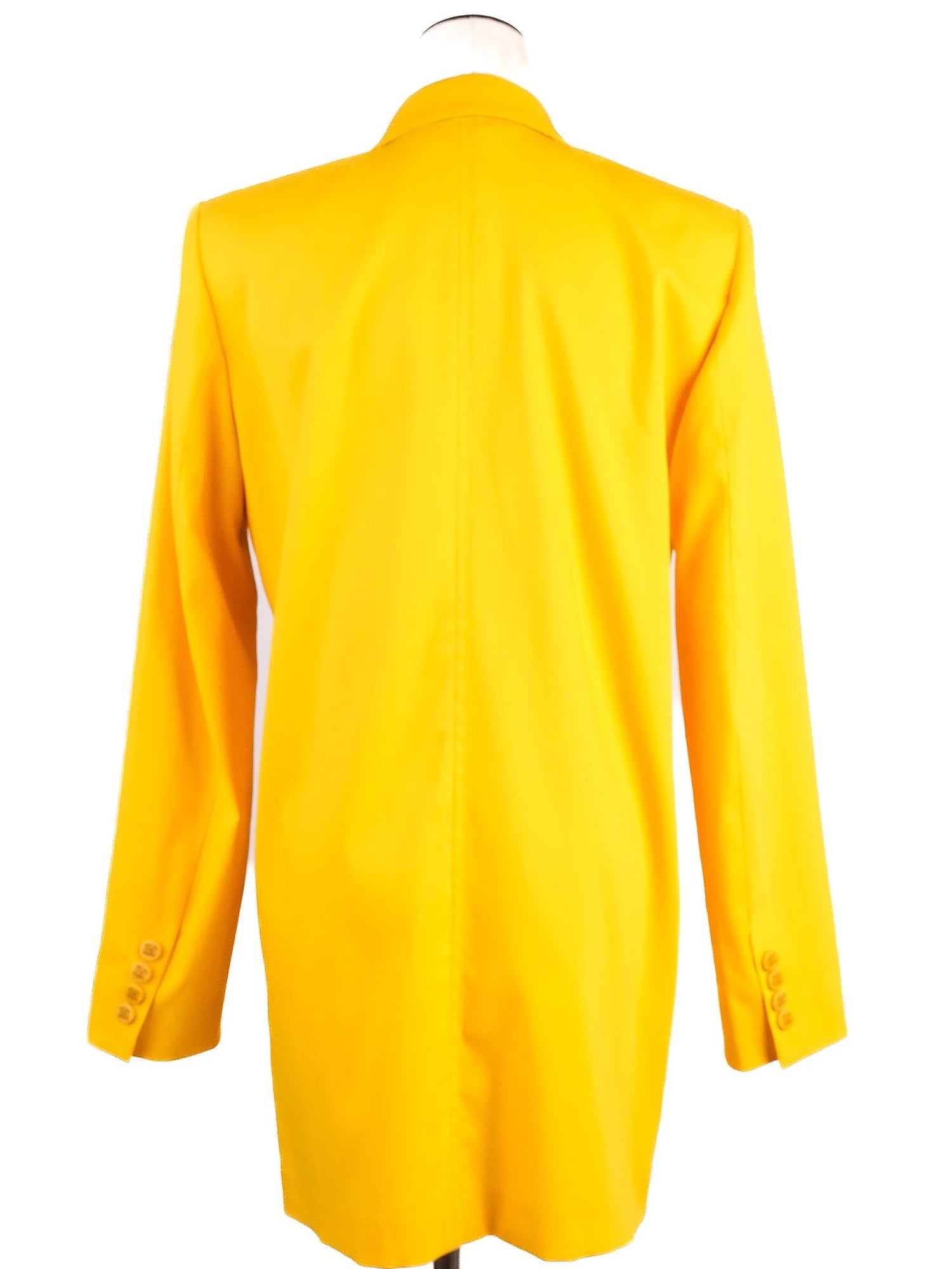 Excellent Max Mara Yellow Cotton Blazer Size M Made in Italy