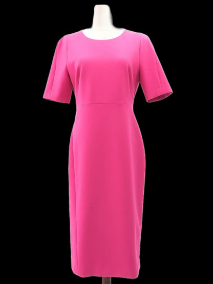 Excellent Hugo Boss Pink Viscose Dress Size L Women