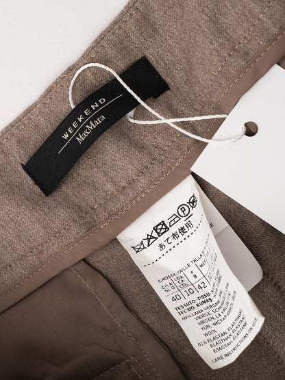 Excellent Weekend MaxMara Gray Wool Trousers Size L