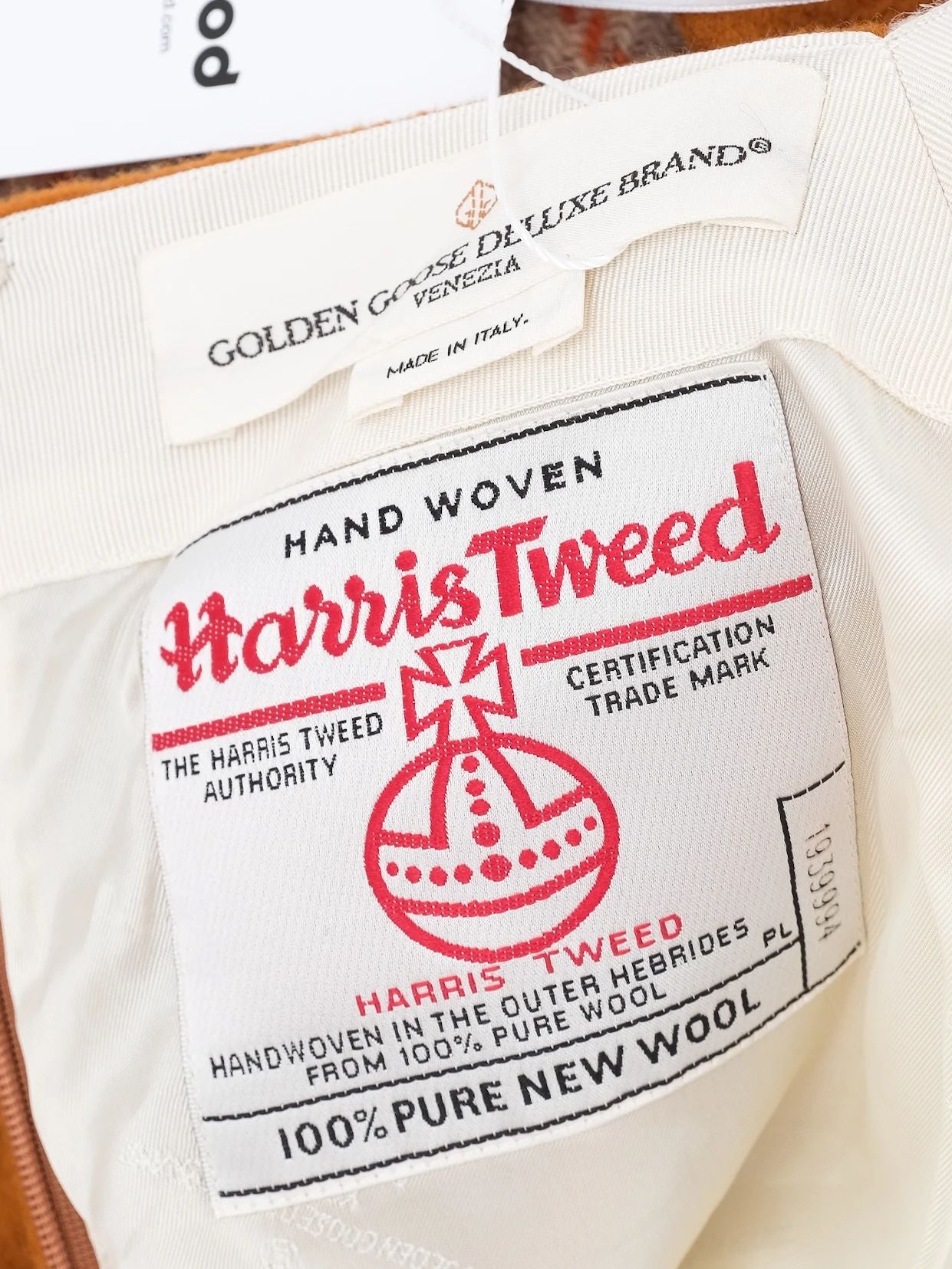 Excellent Golden Goose Wool Plaid Long Skirt Size XS