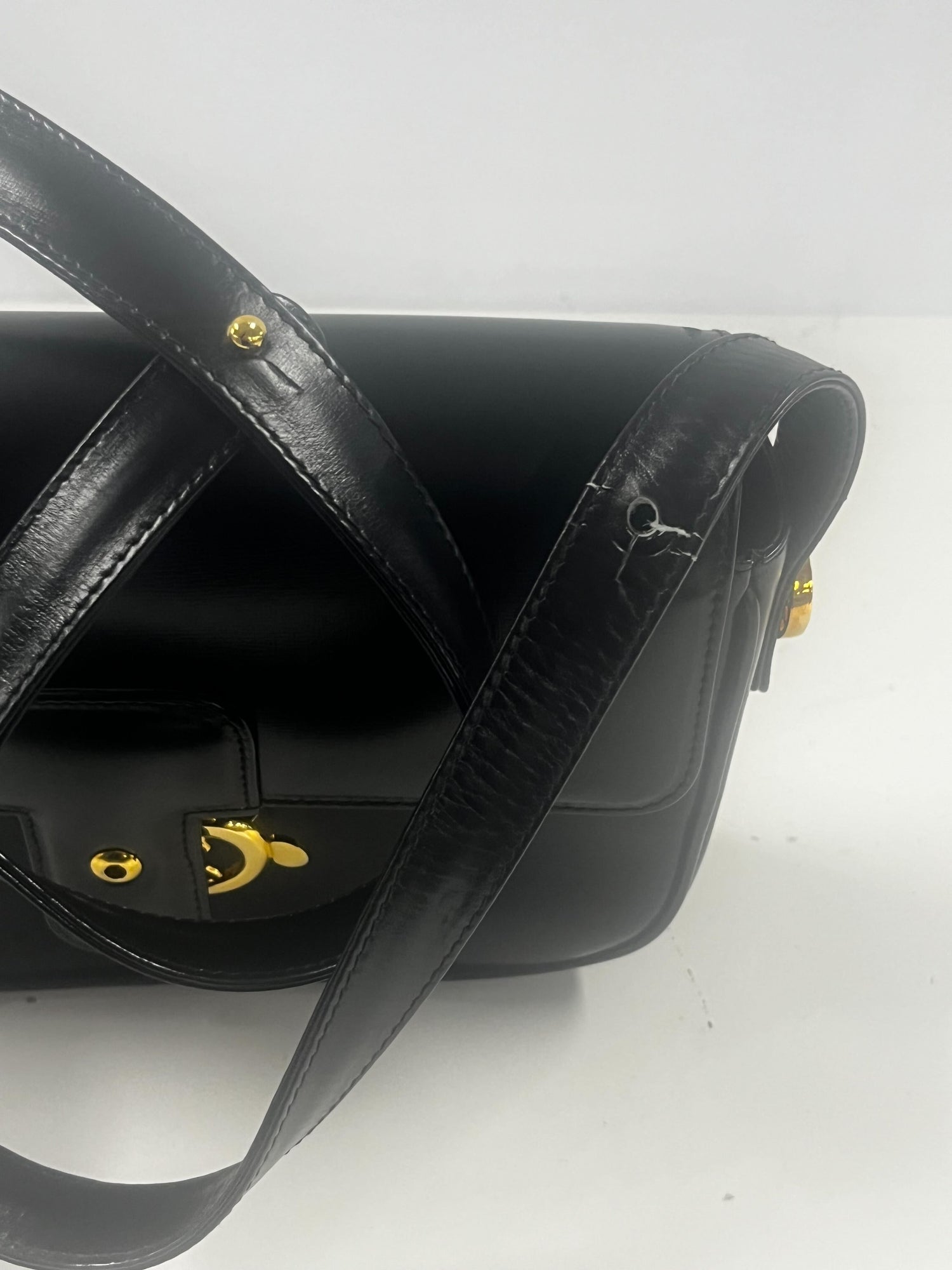 Celine Carriage Hardware Shoulder Leather Bag