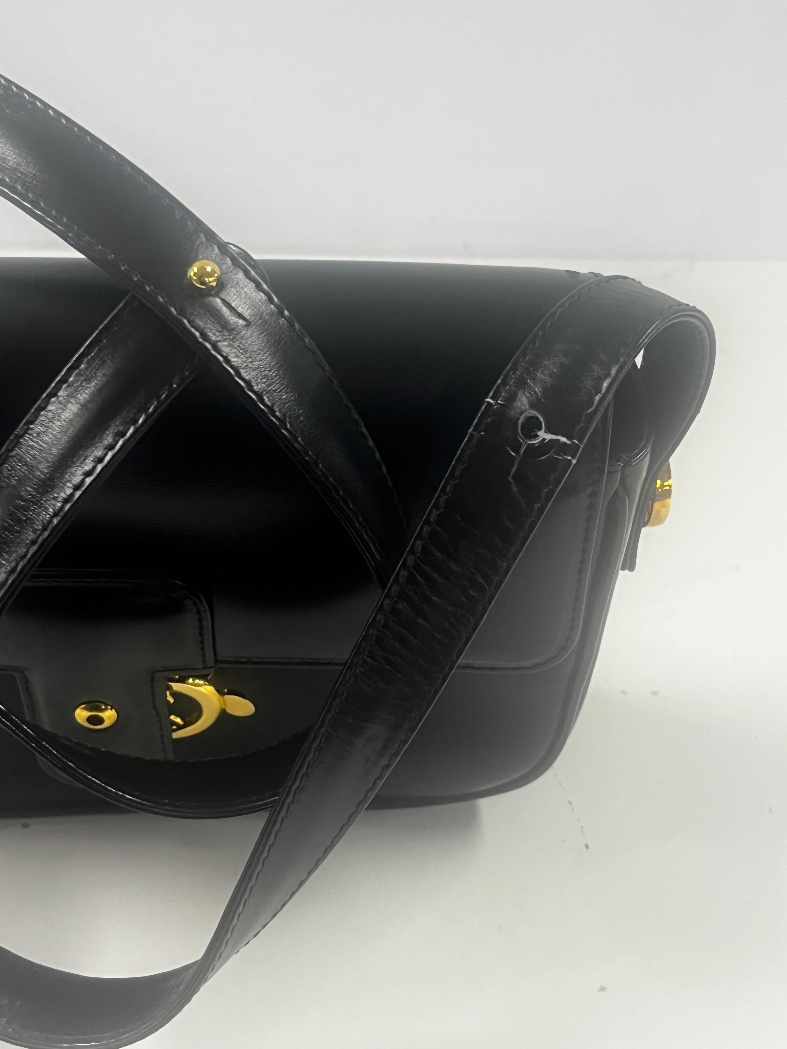 Celine Carriage Hardware Shoulder Leather Bag