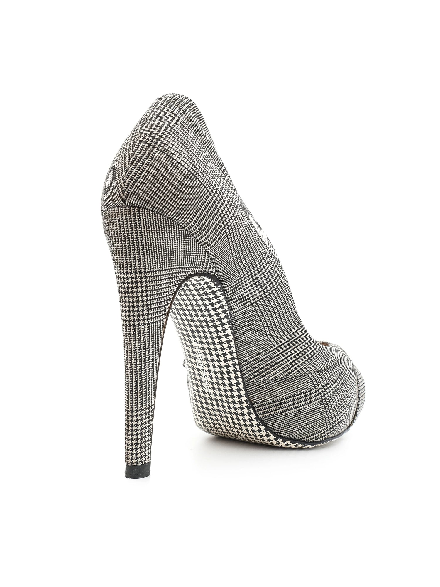 Excellent Salvatore Ferragamo Gray Leather High-Heeled Shoes Size 39