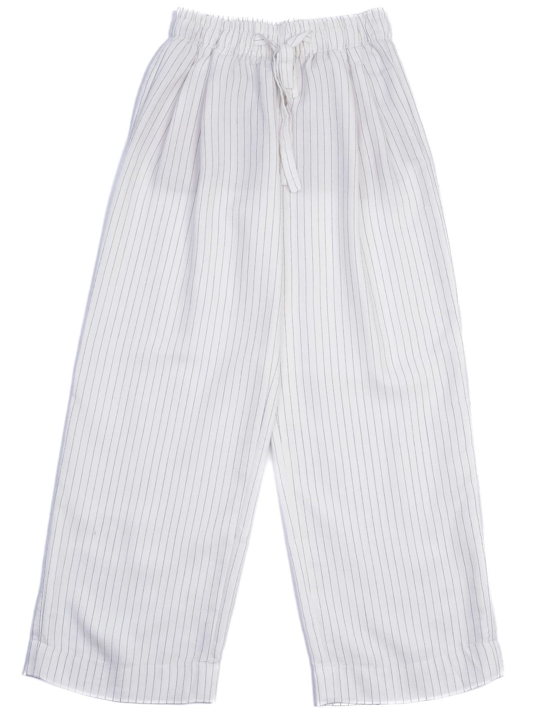Excellent Vince White Pinstriped Pants XS Viscose Casual Wear