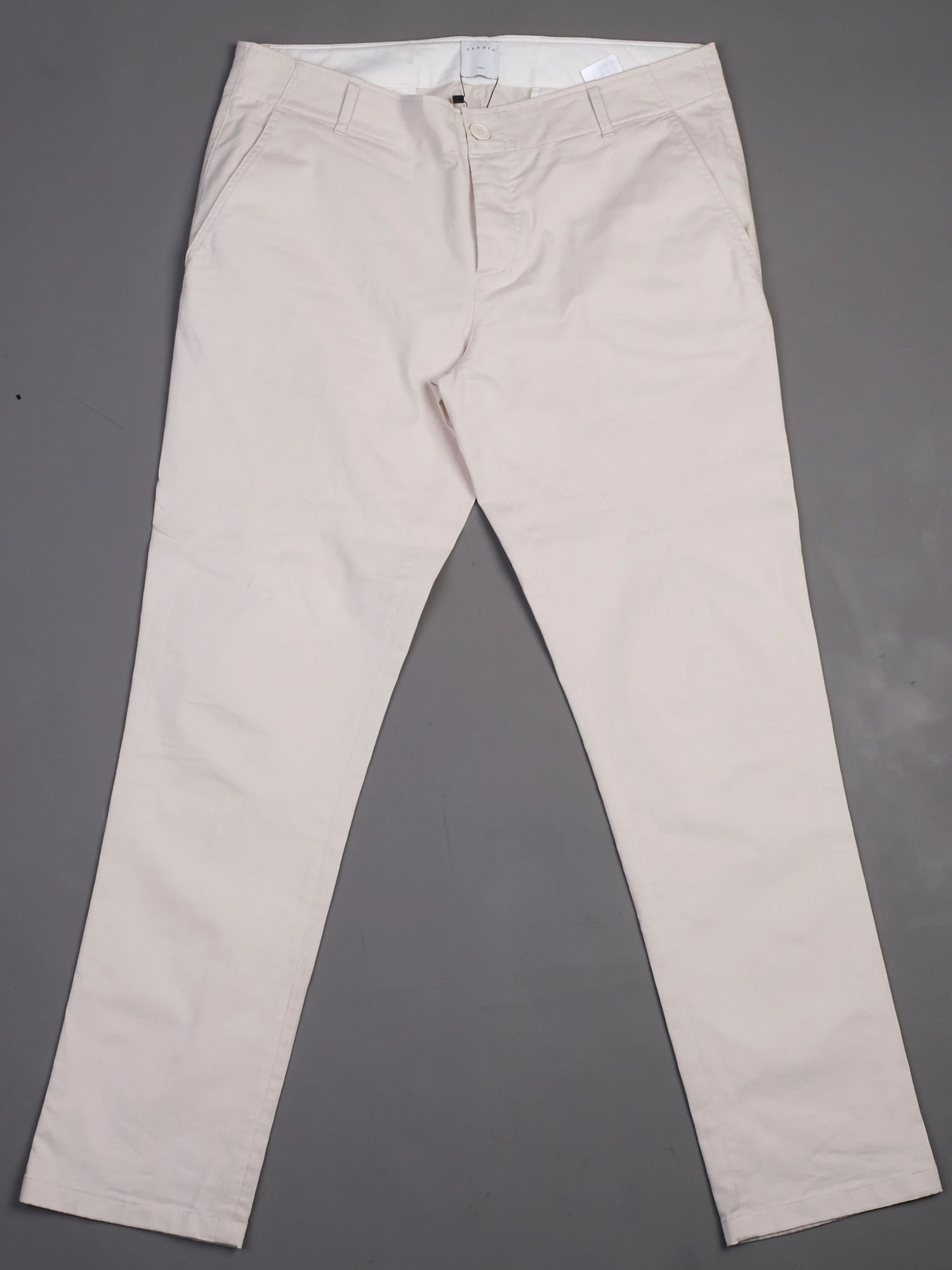 Excellent Sandro MenÕs White Polyurethane Pants XXL