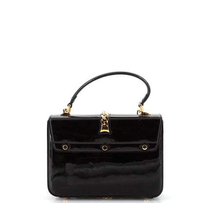 Gucci Sylvie 1969 Top Handle Bag Patent Mini