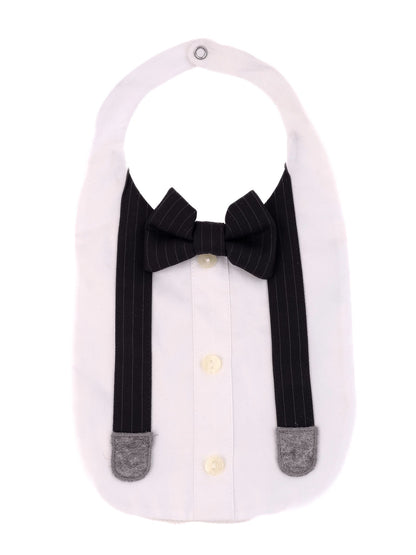 Excellent Dolce Gabbana Baby Bib Tuxedo Design Size 9 Months