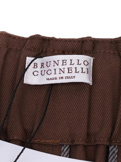 Excellent Brunello Cucinelli Orange Pants XXL Made in Italy