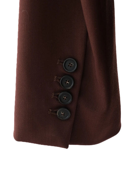 Excellent Erika Cavallini Orange Wool Blazer Size M