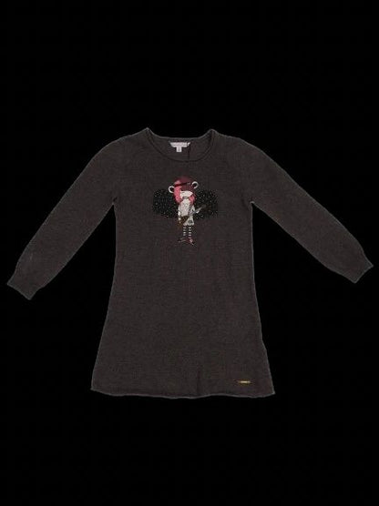 Excellent Little Marc Jacobs Gray Long Sleeve Dress Size 5