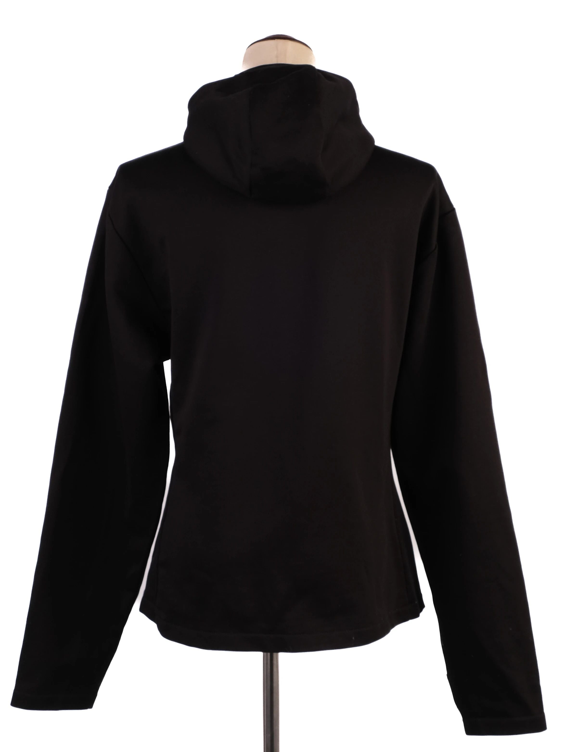 Excellent Pangaia Black Hooded Jacket Cotton Medium Size M