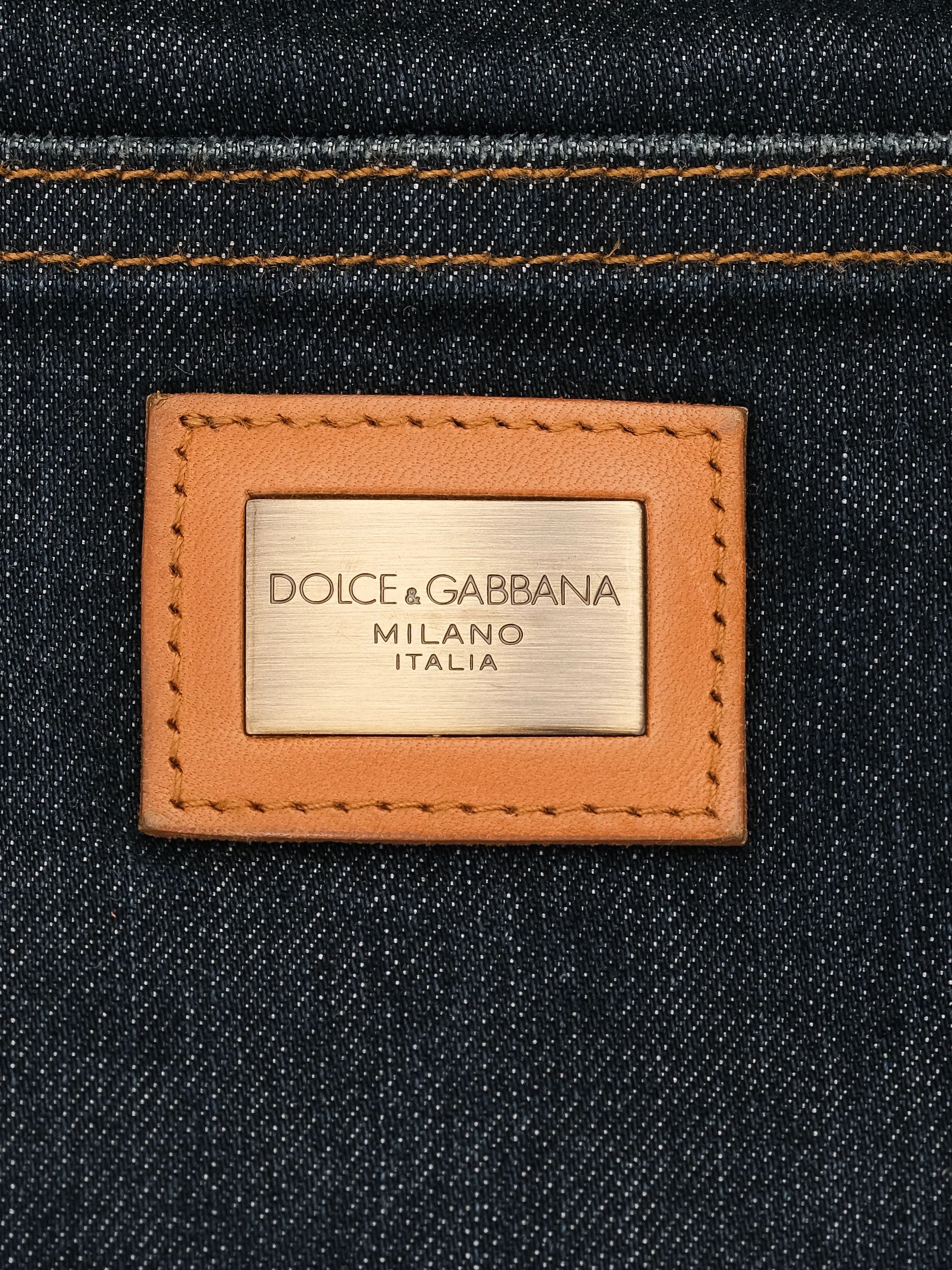 Excellent Dolce Gabbana Blue Denim Jeans for Kids Size S