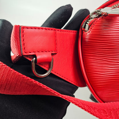 Louis Vuitton Supreme Red White Epi Bumbag