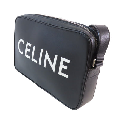 Celine Cowhide Leather Shoulder Bag Silver Shoulder Bag Black Calfskin (cowhide) F-cu-3201