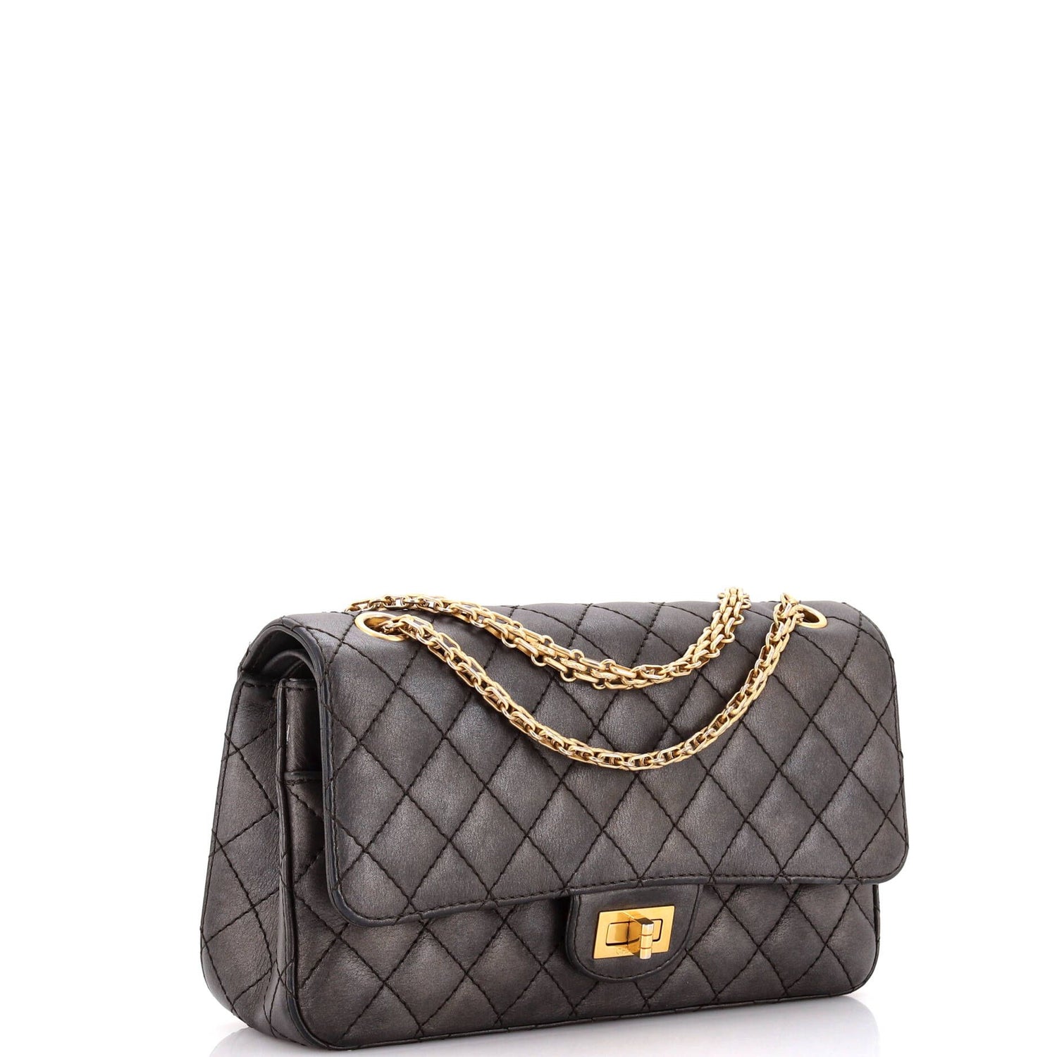 Chanel Reissue 2.55 Flap Bag Quilted Aged Calfskin 225