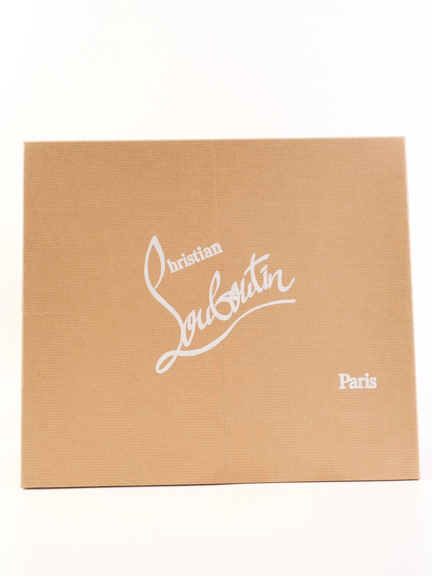 Excellent Christian Louboutin Black Leather Ankle Boots Size 37.5