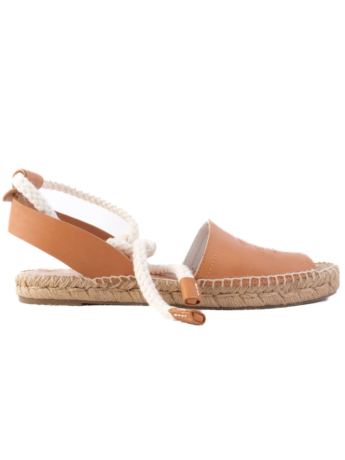 Perfect Rag&Bone Orange Leather Sandals Size 40 with Jute Sole