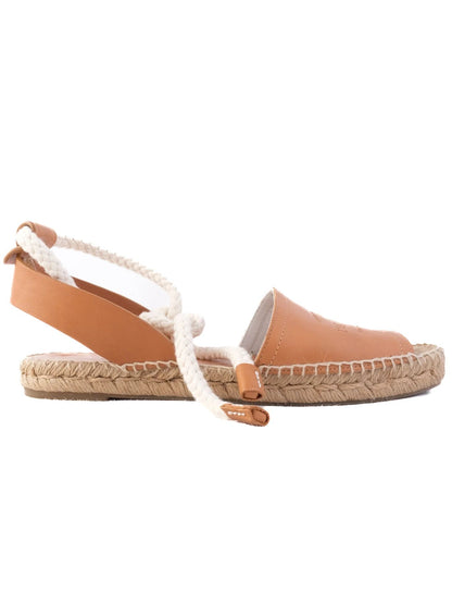 Perfect Rag&amp;Bone Orange Leather Sandals Size 40 with Jute Sole
