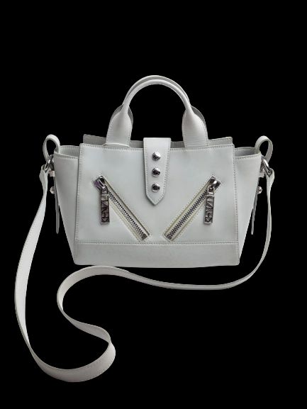 Good Kenzo Gray Leather Handbag with Shoulder Strap