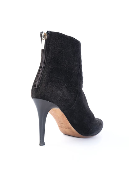 Excellent Jimmy Choo Black Suede Ankle Boots Size 36