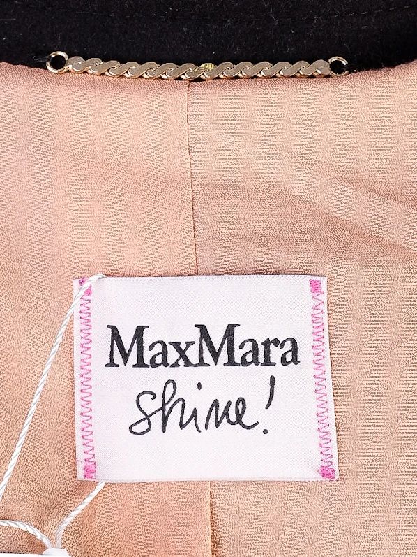 Max Mara Shine! Black Wool Jacket Women&