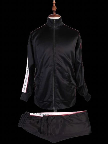 Excellent Forte Couture Black Zip-Up Jacket Size M,S