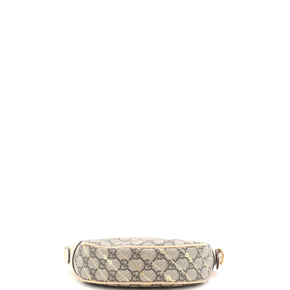Gucci Ophidia Zip Hobo Print Gg Coated Canvas Mini