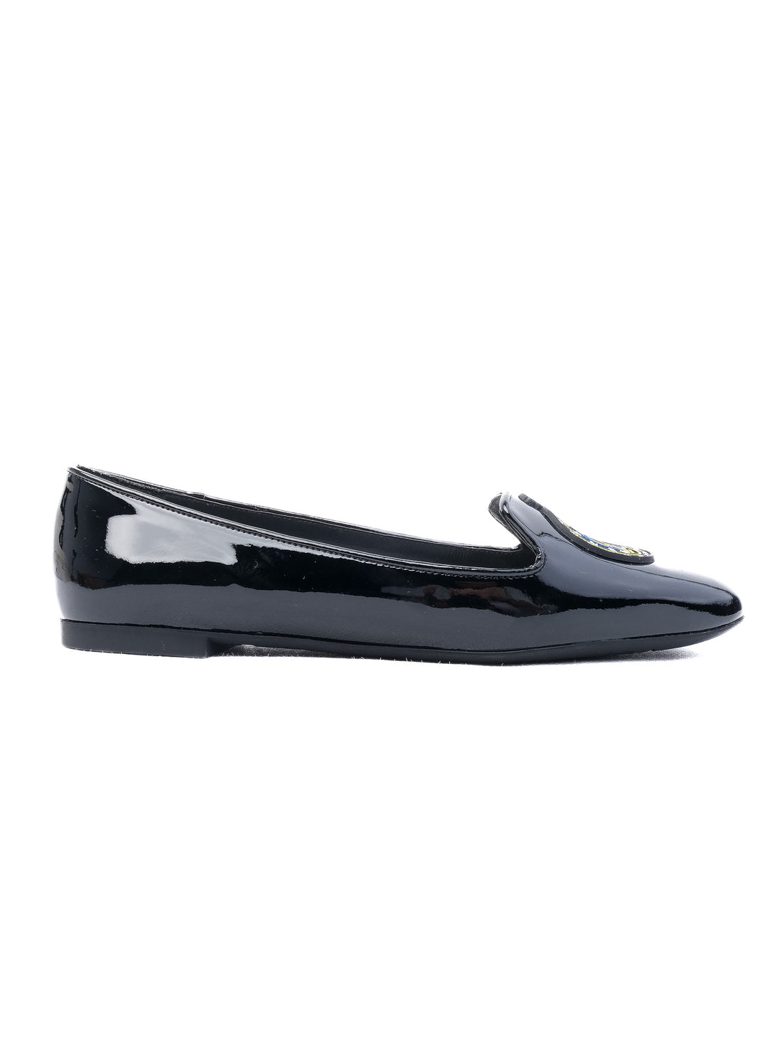 NEW Kenzo Black Patent Leather Loafer Women Size N/A