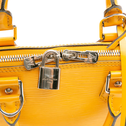 Louis Vuitton Epi Alma PM Yellow