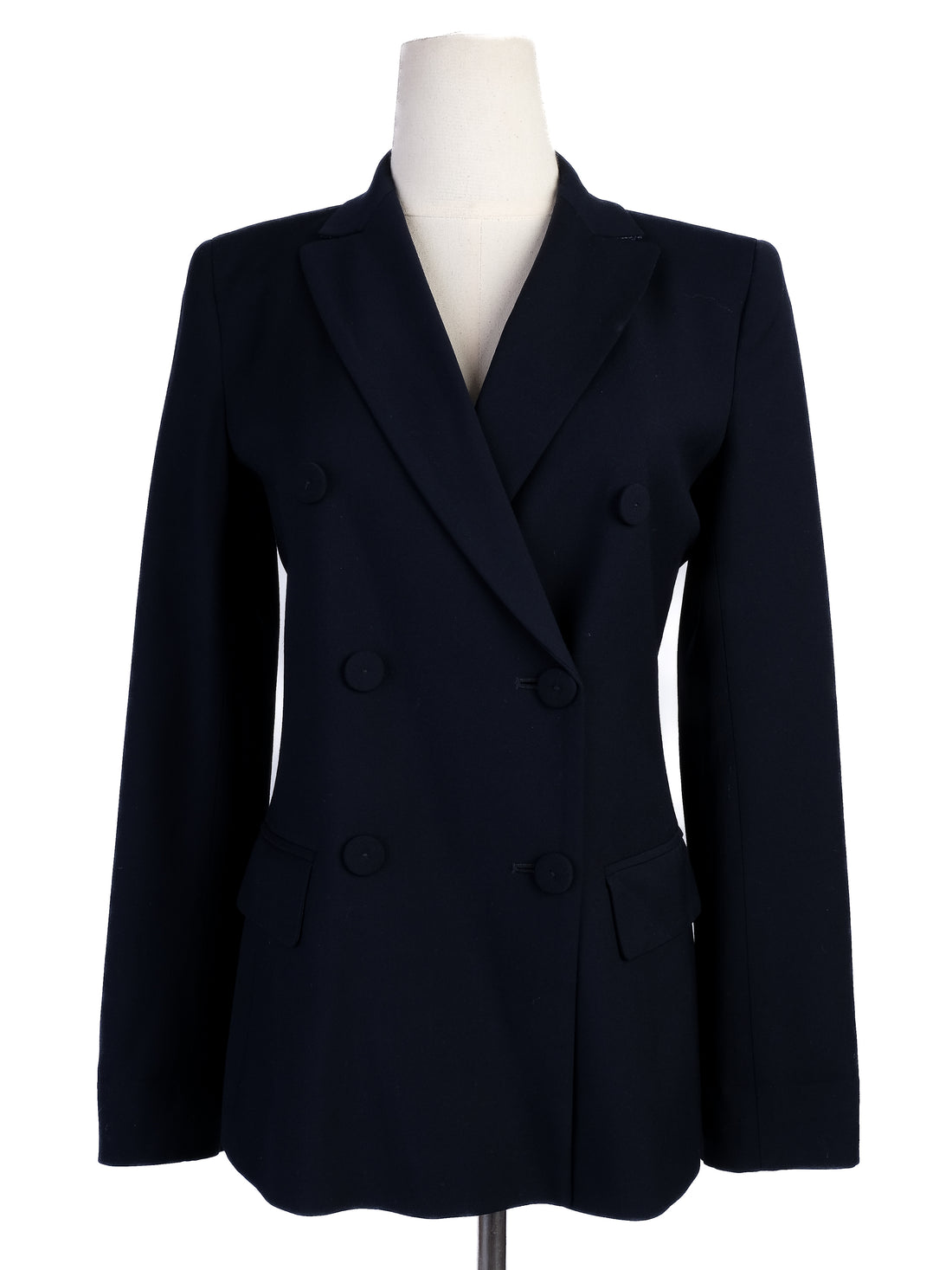 Excellent Weekend MaxMara Blue Wool Blazer Size N/A