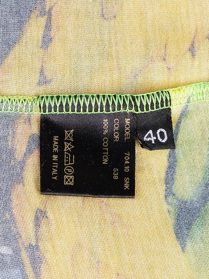 EXCELLENT Denis Simachev Sleeveless Dress XS Colorful Abstract Pattern