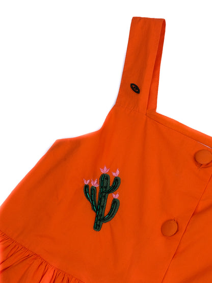 Excellent Bonpoint Orange Sleeveless Dress Size 12 for Kids