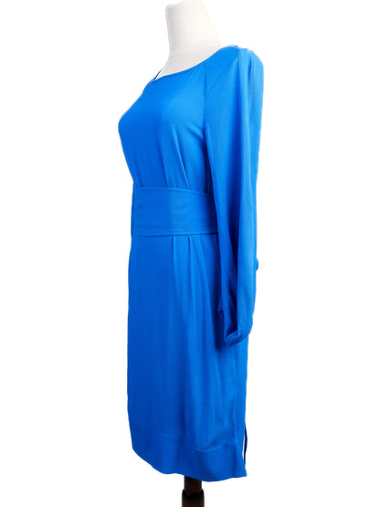 Excellent Diane von Furstenberg Blue Long Sleeve Dress Size XS