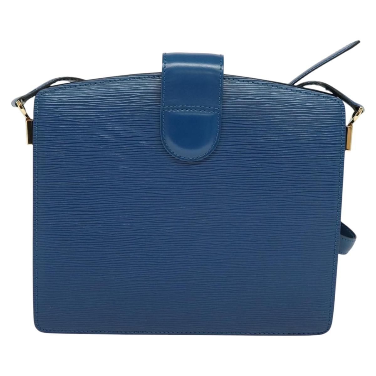 Louis Vuitton Epi Capuchin Shoulder Bag Blue M 52345 Lv Auth