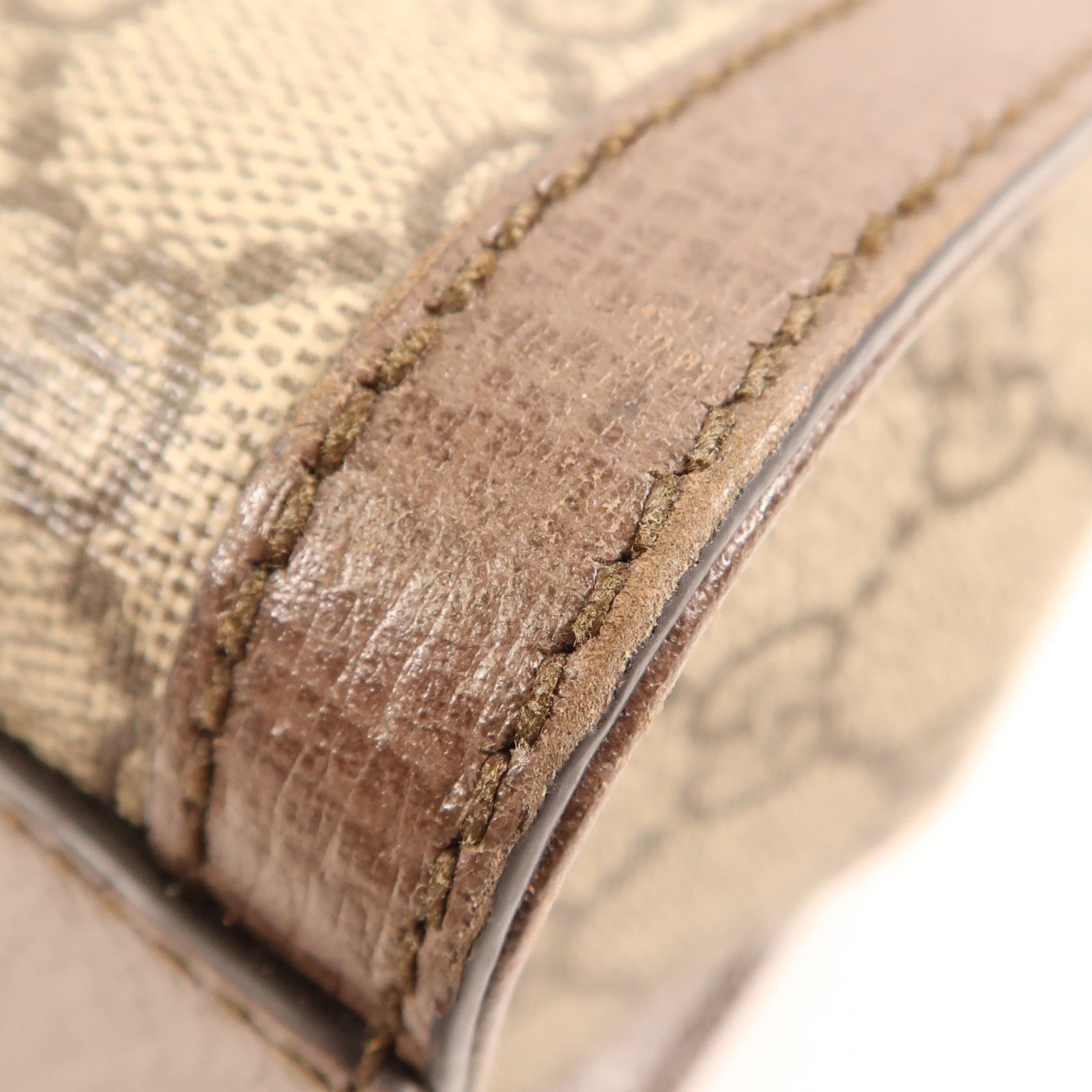 Gucci Layered Canvas Ophidia Small Tote Hand-turned Shoulder And Back Bag 2way Shoulder Bag Brown Pvc Coated Canv
